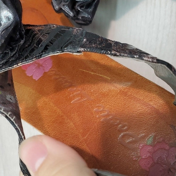 Anthropologie Poetric Licence Womens Comfort Y2K Bow Thong Sandals shoes sz 9.5 - Picture 8 of 12